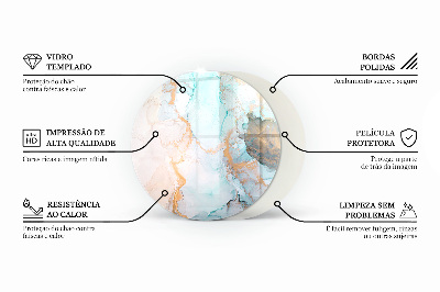 Onderplaat kachel ronde Golven van delicate lijnen