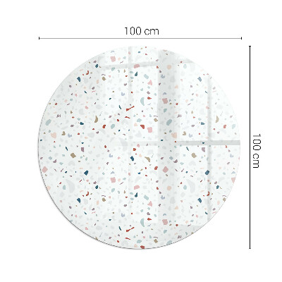 Onderplaat kachel ronde Patroon met kleine vormen