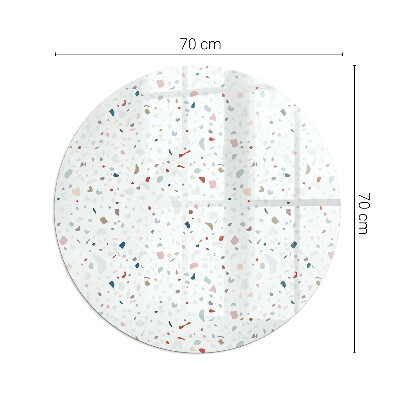 Onderplaat kachel ronde Patroon met kleine vormen