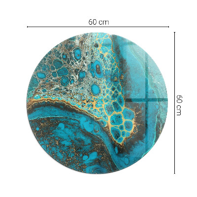 Kachel vloerplaat ronde Abstract organisch patroon