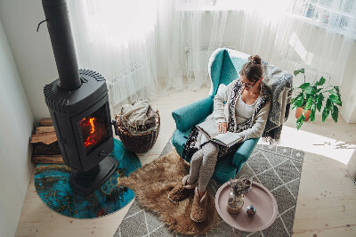 Kachel vloerplaat ronde Abstract organisch patroon