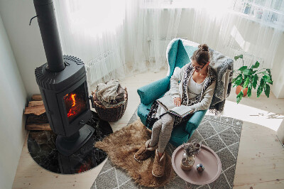 Kachel vloerplaat ronde Elegant marmerpatroon