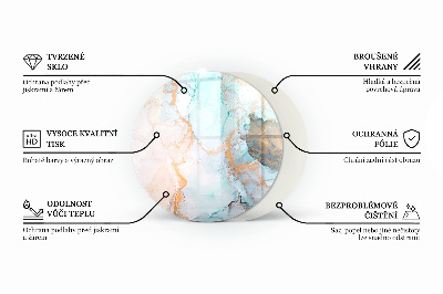Onderplaat kachel ronde Natuursteenpatroon