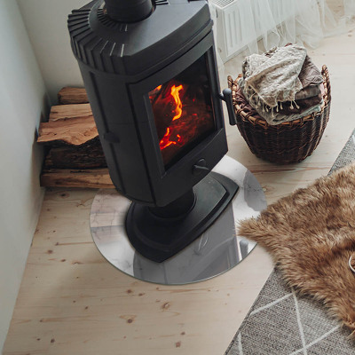 Kachel vloerplaat ronde Geaderd marmerpatroon