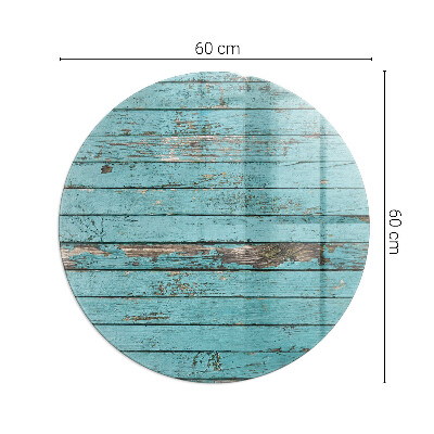 Onderplaat kachel ronde Rustieke stijl planken