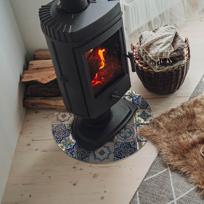 Kachel vloerplaat ronde Mozaïekpatroon met bloemen