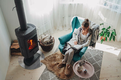 Kachel vloerplaat ronde Ruwe betontextuur