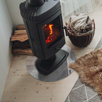 Kachel vloerplaat ronde Ruwe betontextuur