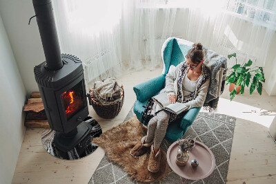 Kachel vloerplaat ronde Abstracte golven en lijnen