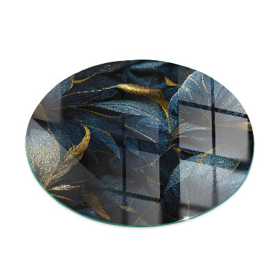 Kachel vloerplaat ronde Elegante bladeren in textuur