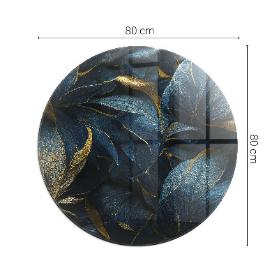 Kachel vloerplaat ronde Elegante bladeren in textuur