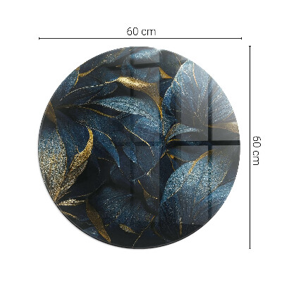 Kachel vloerplaat ronde Elegante bladeren in textuur