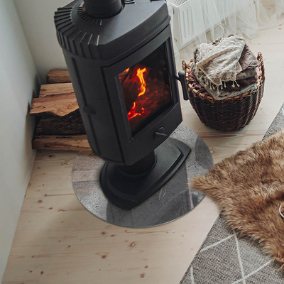 Kachel vloerplaat ronde Ruwe betontextuur