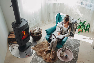 Kachel vloerplaat ronde Marmeraderpatroon