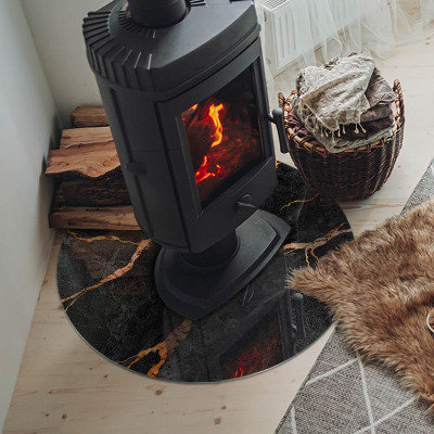 Kachel vloerplaat ronde Elegant marmer met aderen