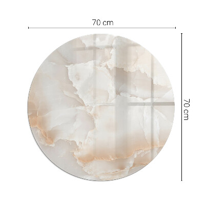 Onderplaat kachel ronde Natuursteenpatroon