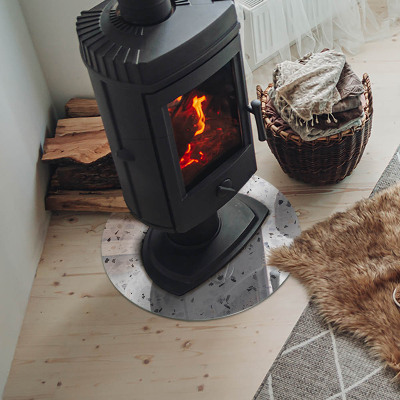 Kachel vloerplaat ronde Steenpatroon met deeltjes