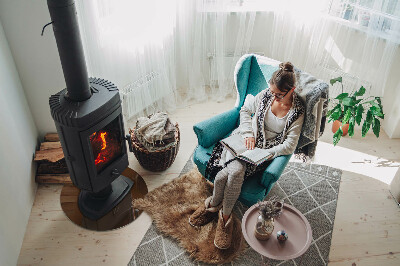 Kachel vloerplaat ronde Kleur Bruin