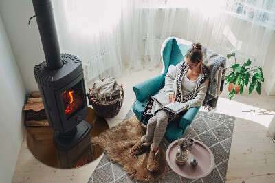 Kachel vloerplaat ronde Kleur Bruin