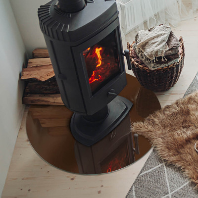 Kachel vloerplaat ronde Kleur Bruin