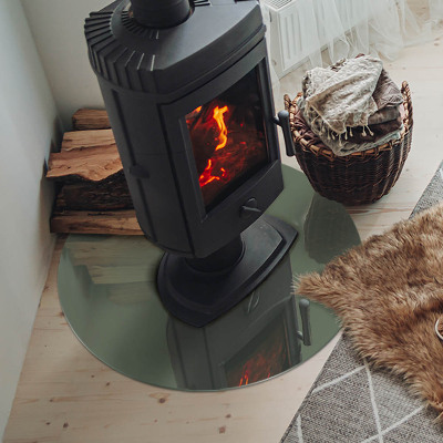 Kachel vloerplaat ronde Olijfkleur