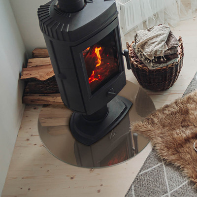 Kachel vloerplaat ronde Kleur Bruin