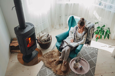 Kachel vloerplaat ronde Kleur Bruin