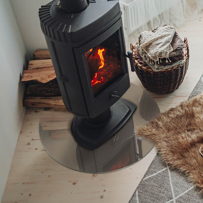 Kachel vloerplaat ronde Kleur Bruin