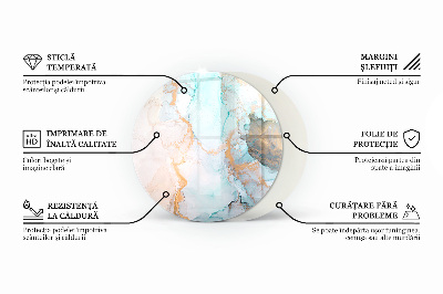 Onderplaat kachel ronde Kleur Lichtbruin