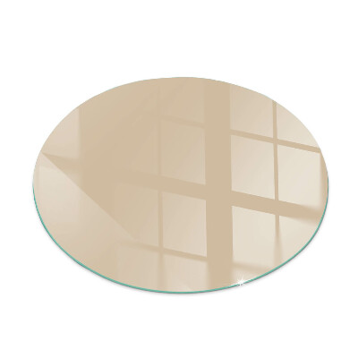 Onderplaat kachel ronde Kleur beige