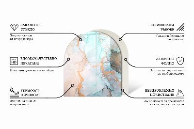 Kachel vloerplaat halfovale Multidimensionaal geometrisch systeem