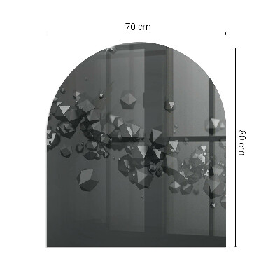 Kachel vloerplaat halfovale Geometrische wolken in abstracte vormen