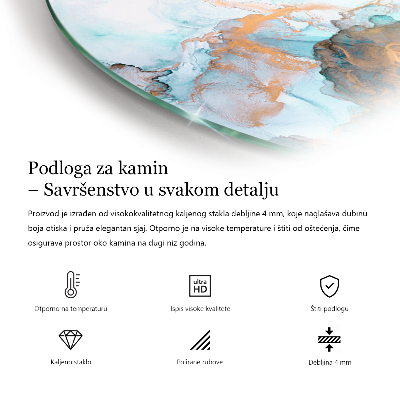 Kachel vloerplaat halfovale Marmerpatroon met subtiele aderen