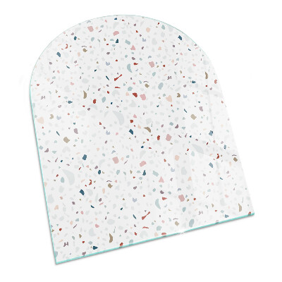 Onderplaat kachel halfovale Kleine figuren in een dynamische opstelling