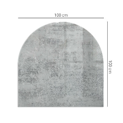 Onderplaat kachel halfovale Achtergrondpatroon in abstracte stijl