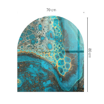 Kachel vloerplaat halfovale Abstracte vormen geïnspireerd door de natuur