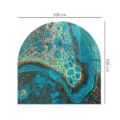 Kachel vloerplaat halfovale Abstracte vormen geïnspireerd door de natuur