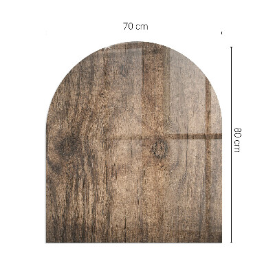 Kachel vloerplaat halfovale Rustiek bosmotief
