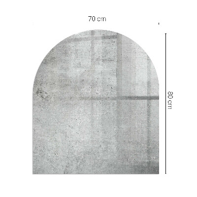 Kachel vloerplaat halfovale Ruw betonpatroon