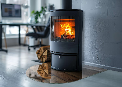 Kachel vloerplaat halfovale Het nerfpatroon op het bord