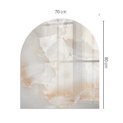 Onderplaat kachel halfovale Een patroon geïnspireerd door de aard van stenen