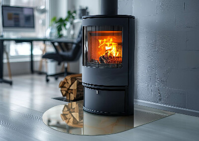 Kachel vloerplaat halfovale Marmerontwerp in een abstracte vorm