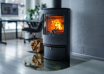 Kachel vloerplaat halfovale Bloemeninspiraties met vlinders