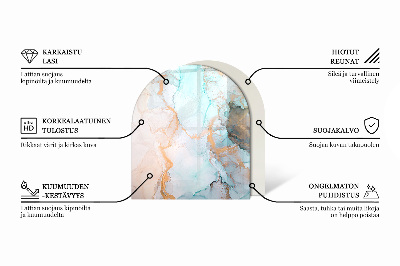 Onderplaat kachel halfovale Kleur Donker Grafiet