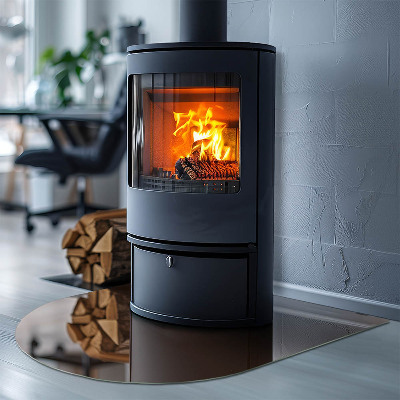 Kachel vloerplaat halfovale Kleur Bruin