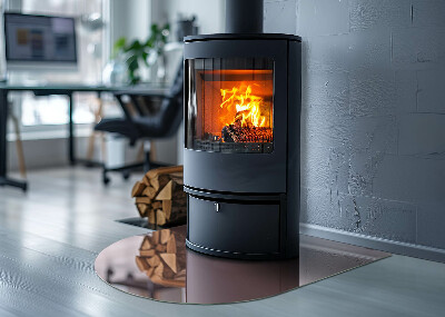 Onderplaat kachel halfovale Kleur Roze