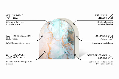 Kachel vloerplaat halfovale Kleur Grijsgroen