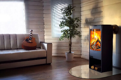 Onderplaat kachel halfovale Kleur beige