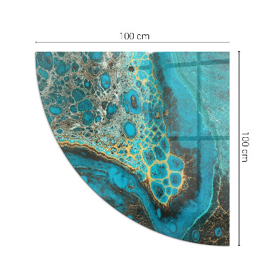 Onderplaat kachel kwart Abstracte vormen geïnspireerd door de natuur