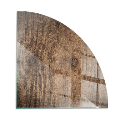 Onderplaat kachel kwart Rustiek bosmotief